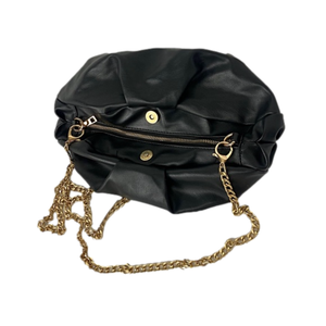 L.A.EXPRESS - Small Black Purse with Gold chain
